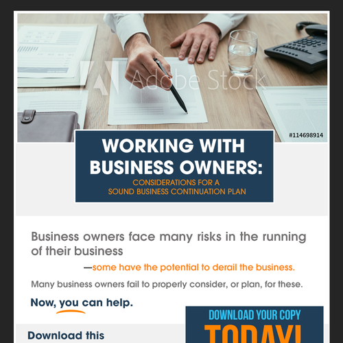 Lead generation landing page