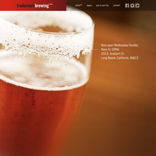 Trademark Brewing Launch Website