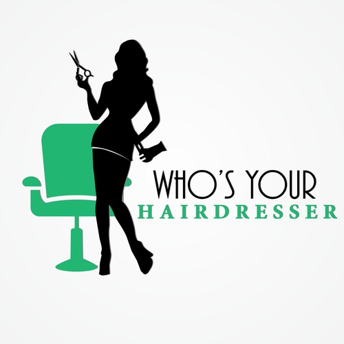 create a modern logo for a hairdressing blog