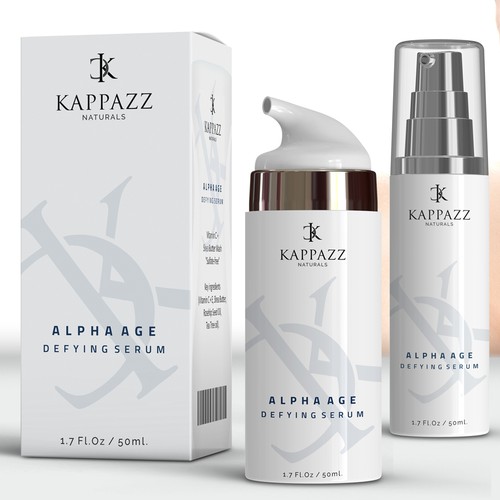 labels design for luxurious and high-end line of cosmetics