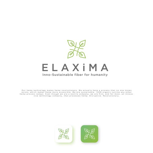 Minimalist Logo for ELAXIMA