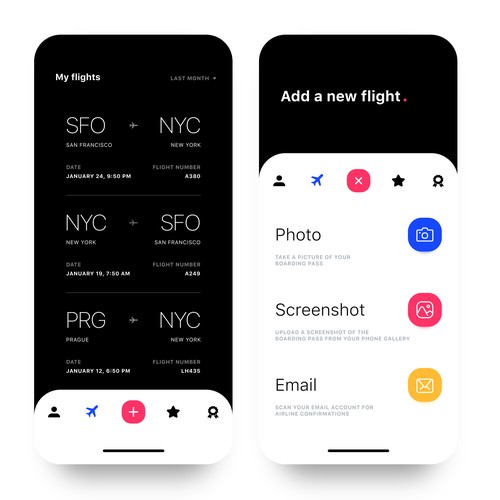 Flights App UI