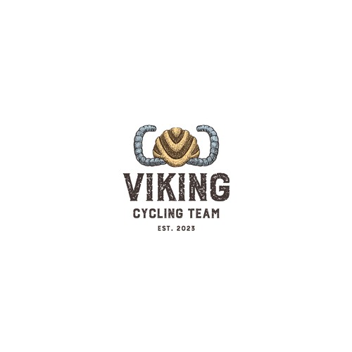 A logo concept for a group of friends who go cycling on weekends