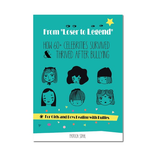 Сhildren's book cover design. Book to Help Children Affected by Bullying