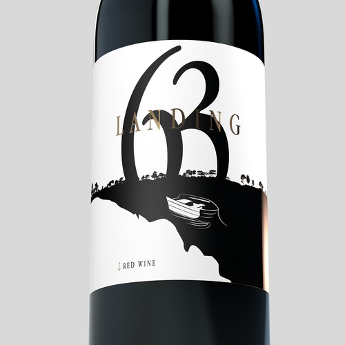 Wine label design