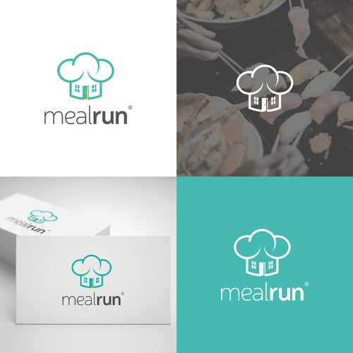 Concept Logo Meal Run