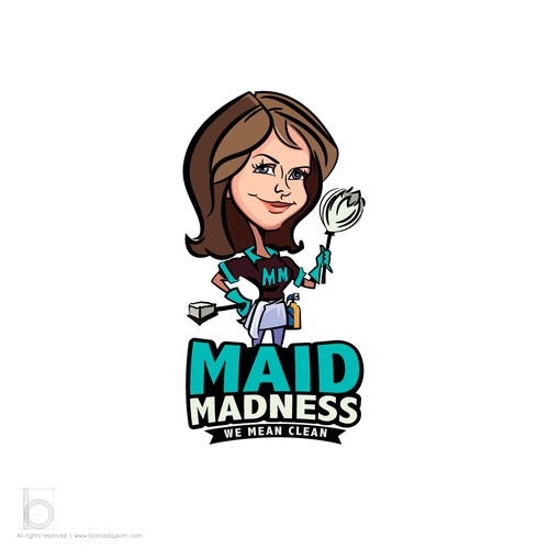 Logo for Maid Madness.