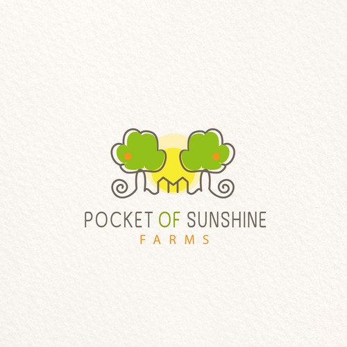 Pocket of sunshine logo design