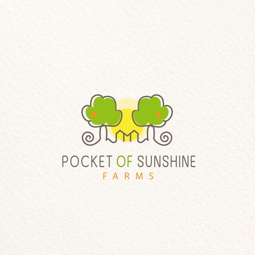 Pocket of sunshine logo design
