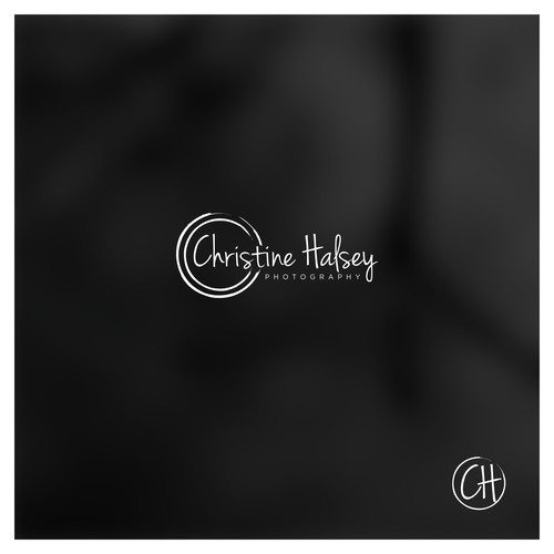 Simple photography logo for Christine Hasley