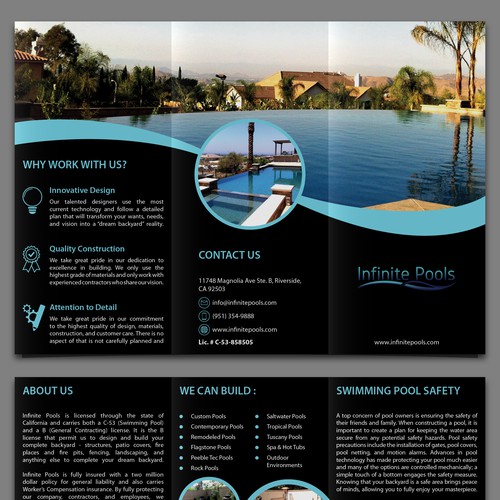 Brochure for Infinite Pools