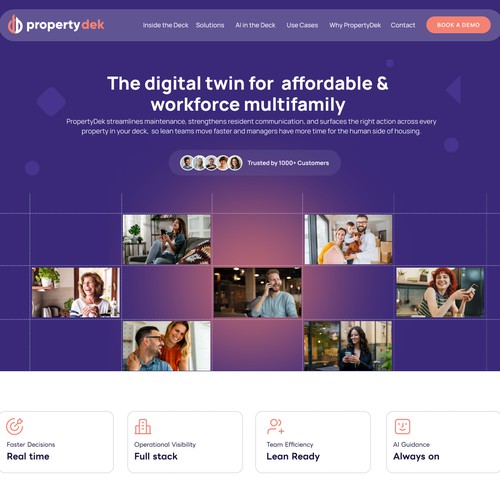 Prop Tech Website Design