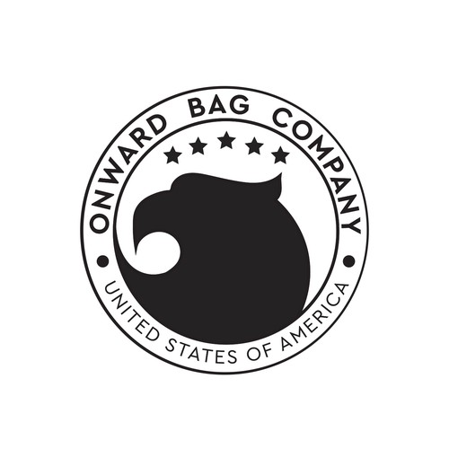 Military bag logo concept