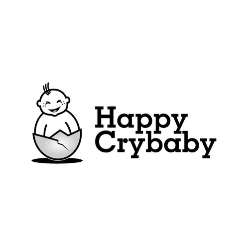 Funny logo concept for Happy Crybaby