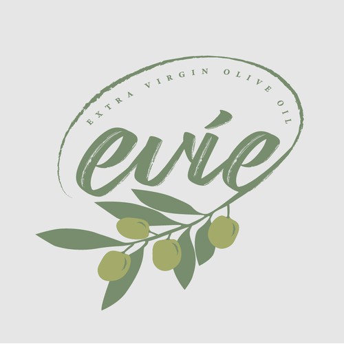 logo for "evie"