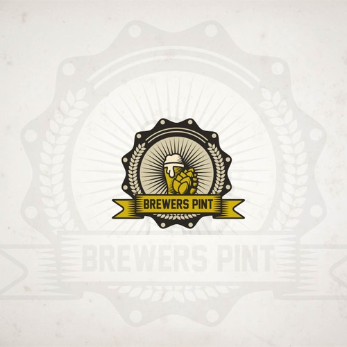Create a inspiring BEER illustration for brewersPint