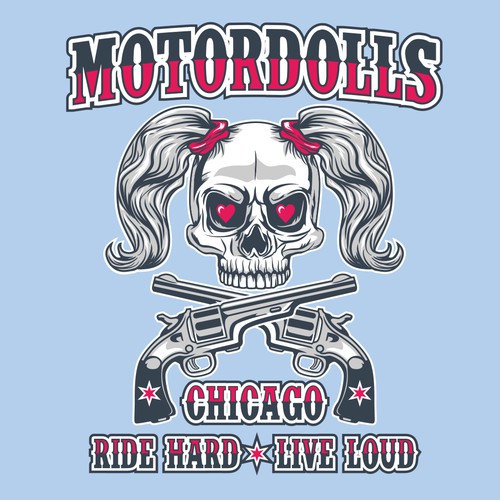 MOTORDOLLS tshirt design 