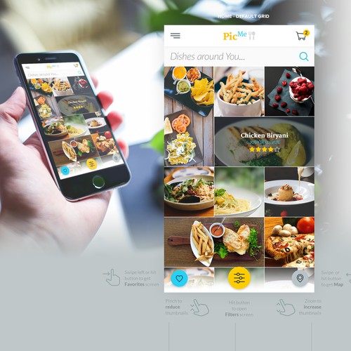 App design - for restaurant users