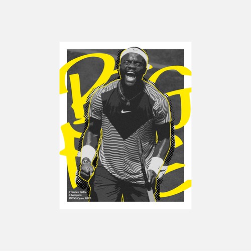 Frances Tiafoe Poster Design