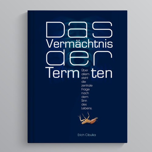 Book cover design for a novel