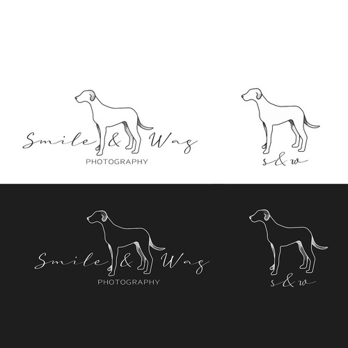 Dog photography logo