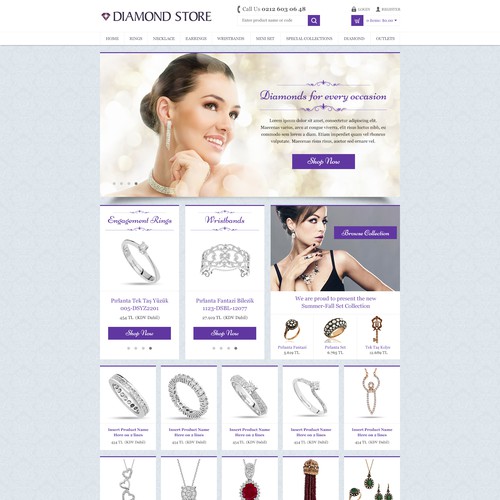 Clean Diamon Store Design