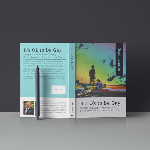 A design for a book that aims to reduce gay teenager suicide
