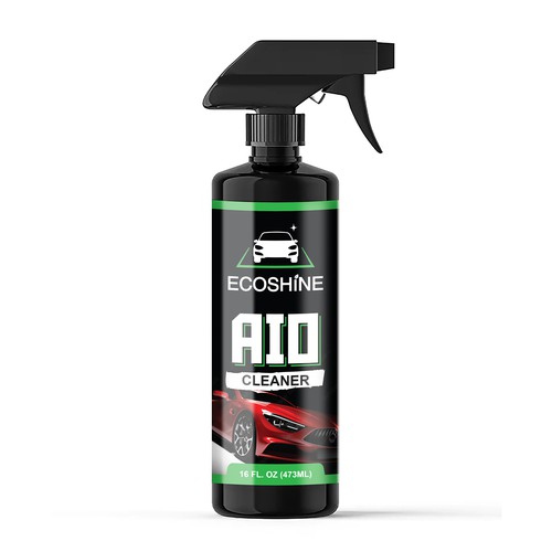 Modern, Minimalistic label design for All-In-One auto detailing product