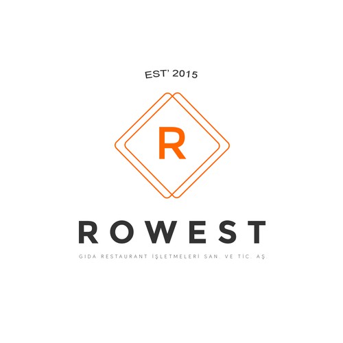 Bold logo concept for a restaurant/hotel business