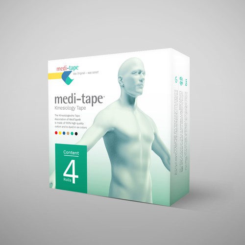 Modern Pack Design for medical tape