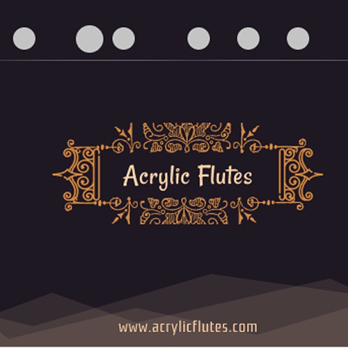 Acrylic Flutes business card 