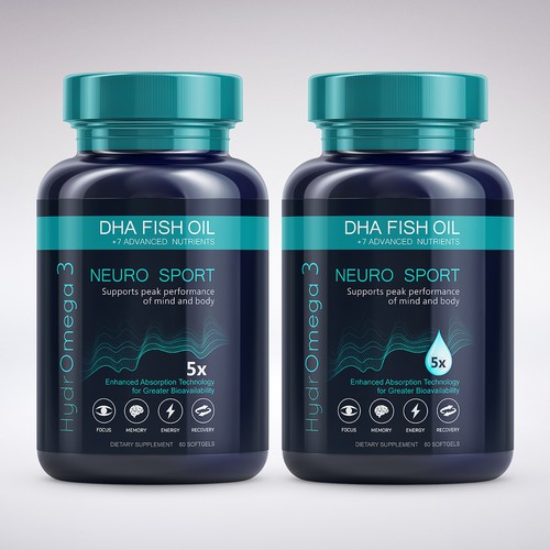 Label HydrOmega-3 Neuro Sport