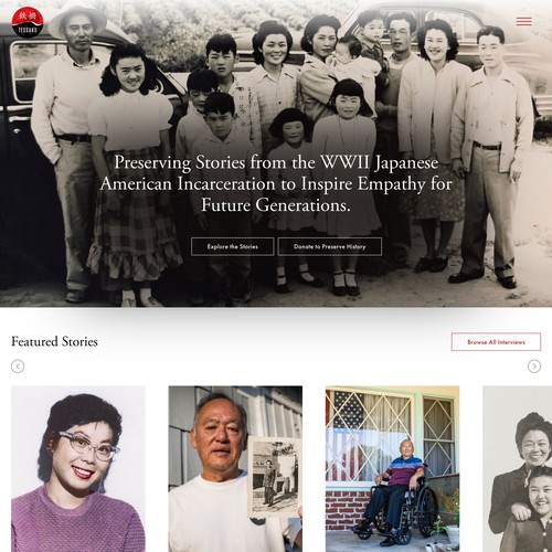 Squarespace migration and redesign for nonprofit oral history project