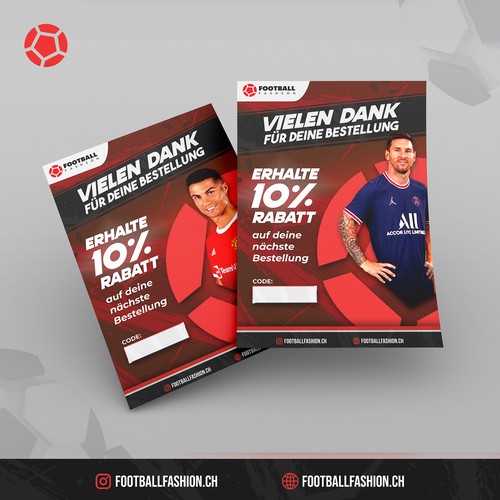 Flyer Design for Football Fashion