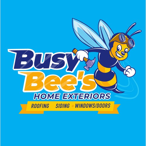Busy Bee's logo design