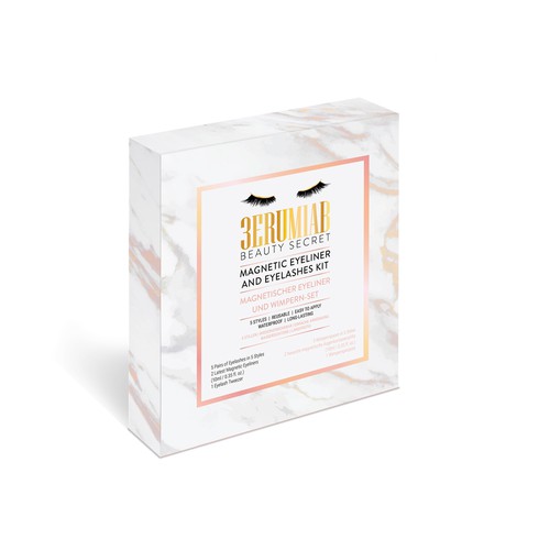 Magnetic Eyelashes Kit box packaging