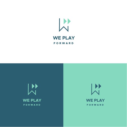 Minimalistic Logo For We Play Forward