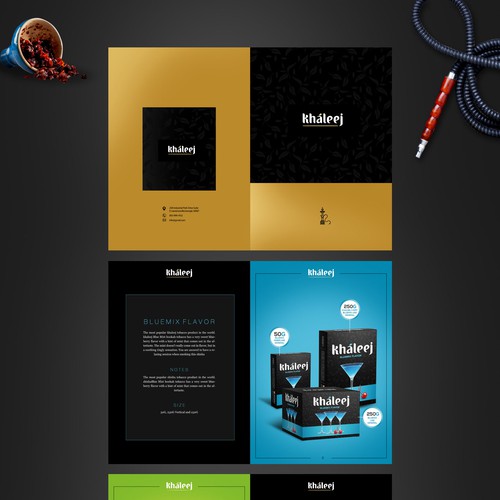 Create an Elegant Brochure for Our Brand - Khaleej Tobacco