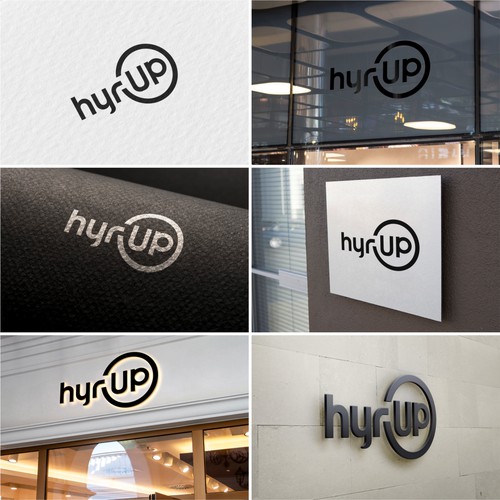 Logo concept for 'hyrUP'