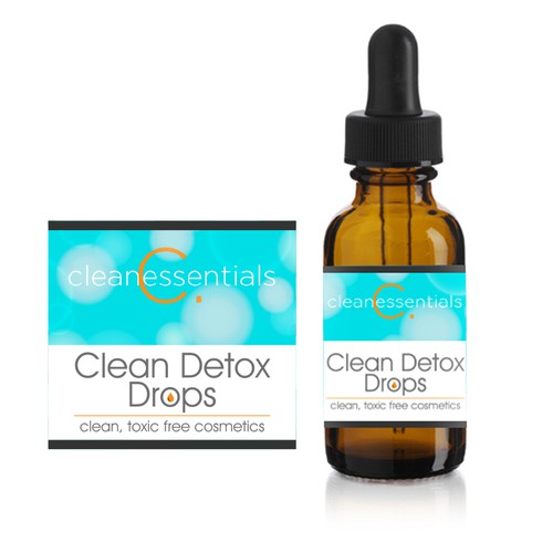 Create a simple, clean label for a toxic free line of personal cosmetic and health products.