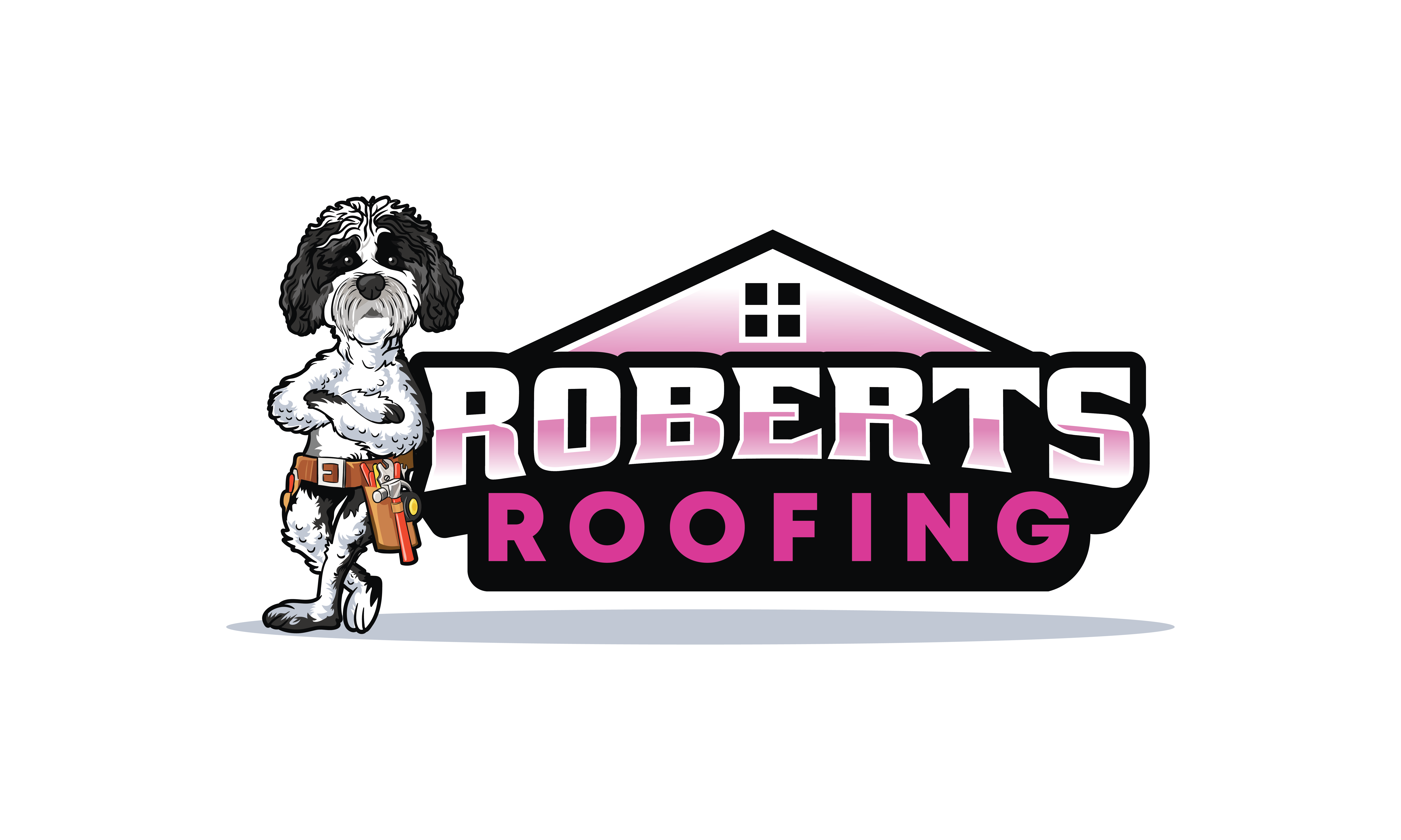 Animated Animal Roofing Logo