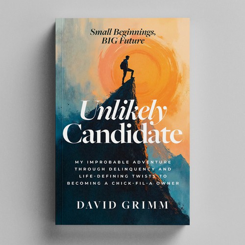 "Unlikely Candidate" Book Cover Design