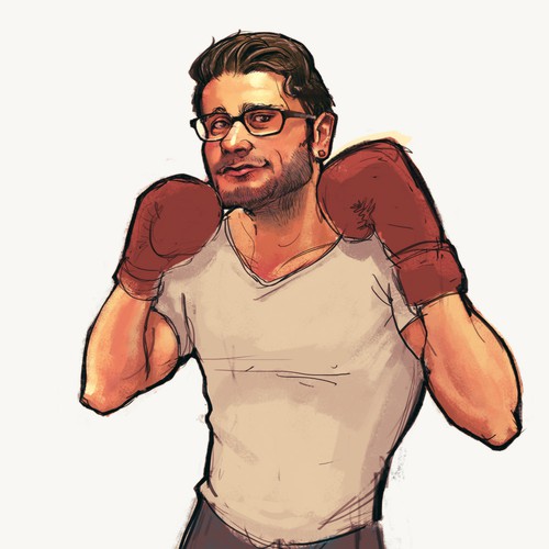 Illustrate the team members of a web development startup.