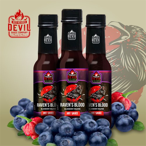 RAVEN'S BLOOD LOGO & LABEL