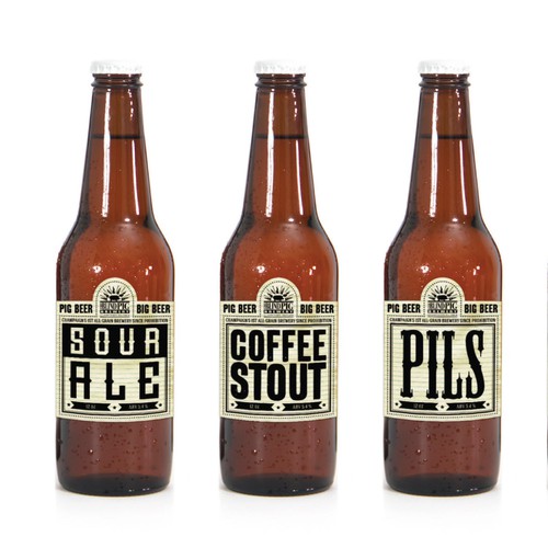 Blind Pig Brewery beer label design