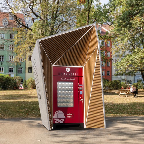 Vending machine cover design