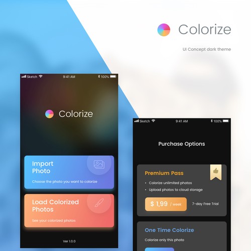 Colorize photo app