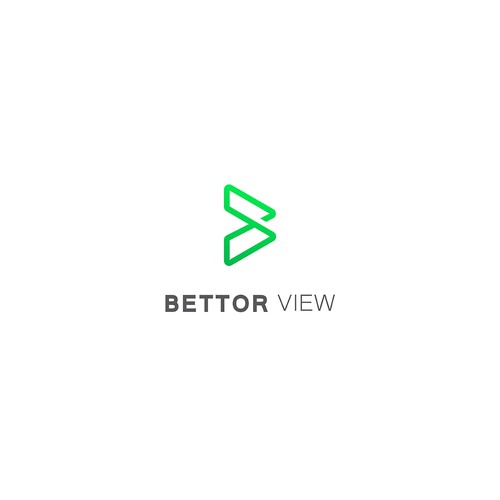 Abstract creative logo for Bettor View