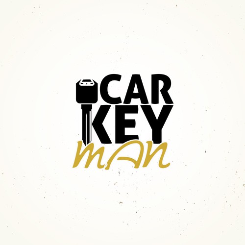 Car Key Man Logo Design