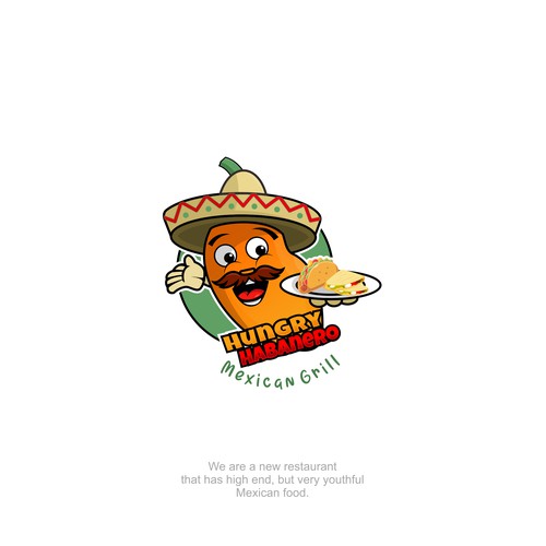 Orange Habanero pepper Logo